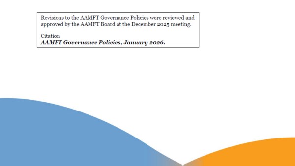 AAMFT Governance Policies Featured Image